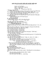 Ngày , Giờ - Lớp 2 ( GA thi huyện )