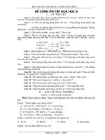 ĐỀ CƯƠNG HÓA 8