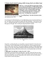 5 thảm kịch kinh hoàng nhất