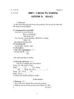 giao an7 tu unit 1 den unit3