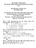 DE THI GT BẰNG MTBT