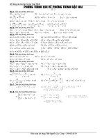 Phương trình qui về bậc 2