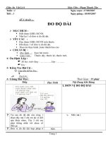 Giáo án Vật lý 6