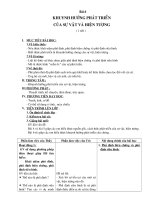 Bài 6: Khuynh hướng phát triển của sự vật, hiện tượng