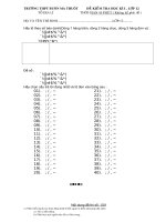 DE KH KH II  CAC LOP CAC NAM