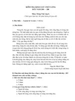 Đề kiểm tra khảo sát đầu năm