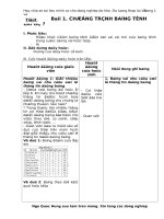 Bài 1: Chương trình bảng tính là gì?