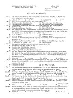 XK: KT 1 tiet lop 11 - Tu truong (de 1)