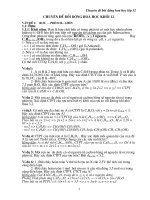 Chuyen đề Hóa 12