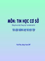 tin học cơ bản