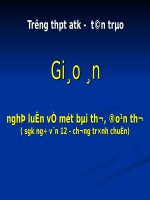 Tiết 18: Nghị luận về một bài thơ, đoạn thơ