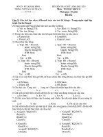 Đê kiểm tra học ki 2