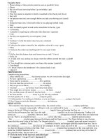 bai tap cau sative form