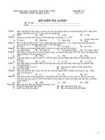 XK: KT 15 phut lop 11 Chuong II (de 2)
