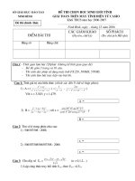 de casio ninh binh 2007