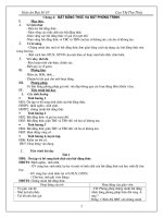 Giáo án Đại số 10 chương IV (nâng cao)