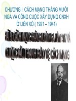 cách mạng tháng 10 nga