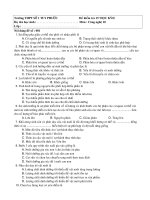 Kiểm tra Công nghệ 10 học kỳ II