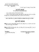 Quyết định trưởng thành đoàn