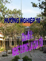 Chủ đề 9-Nghề tương lai của tôi, tiết 1