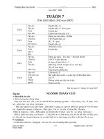 Giáo án lớp 2 Tuần 7