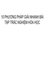 10 phương pháp giải hóa