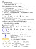 Cau hoi trac nghiem phan vi rut va bÑnh truyen nhiem