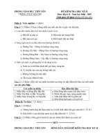 Đề KTHK II Địa 8