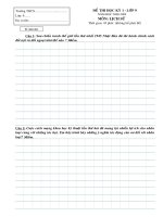 Đề thi lóp 9 HK 1-NH 08- 09