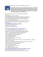 Một số qui tắc đánh trọng âm II