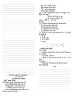 Đề kiểm tra Ngữ văn 9 HK II