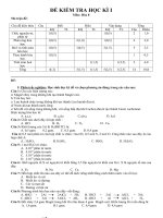 Noel 2008-Đề thi Hóa HK1 và đáp án lớp 9 (Đề 04)