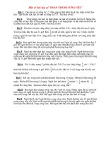 Toán BD HSG lớp 5 (dạng hoàn thành công việc)