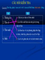 tiết 74 : Ôn tập chương