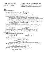 kiểm tra học kì II - đề 2