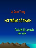 Hồi trống cổ thành