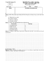 Đề kiểm tra Văn 7 (Bài số 1 đề lẻ)