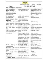 giao án toán 2 tuần 12