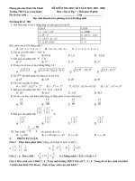 Kiểm tra đại 7 chương I