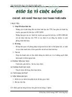 Giáo án vì cuộc sống