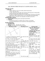 Giáo án Hình học 10 chương III (nâng cao)