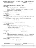 Đê thi thử Đại học 2009