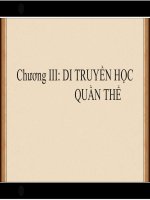 Di truyền quần thể