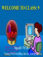 Bài 5 - Tiết 29 - Lớp 9