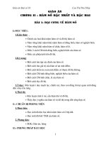 Giáo án Đại số 10 chương II (nâng cao)