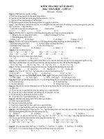 đề trắc nghiệm vô cơ 12