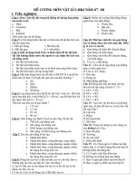 Ôn tập Vật lý 6