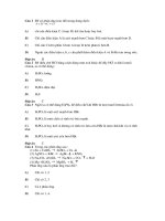 Trắc nghiệm Hóa ( Axit và dung dịch)