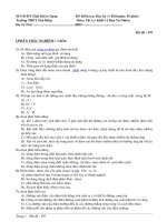 ÑEÀ THI HOÏC KYØ I