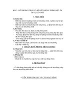 Bat ph­uong trinh bac nhat 1 an tiet 1